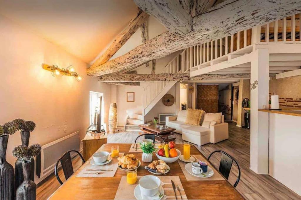 Appartement Cocooning, Climatise, Au Coeur D'Agen Esterno foto