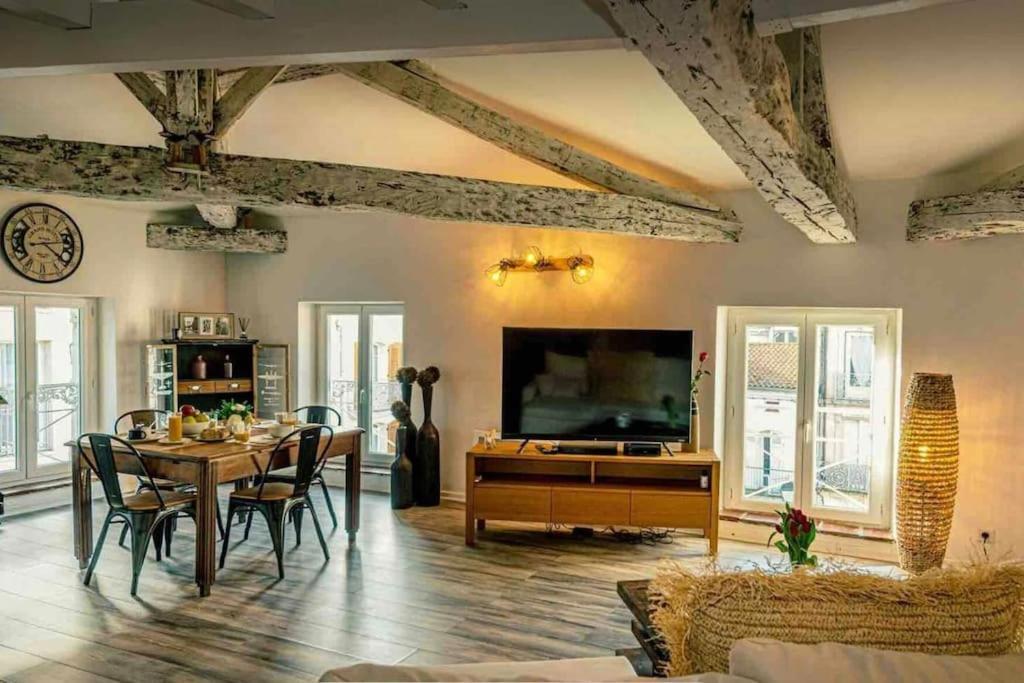 Appartement Cocooning, Climatise, Au Coeur D'Agen Esterno foto